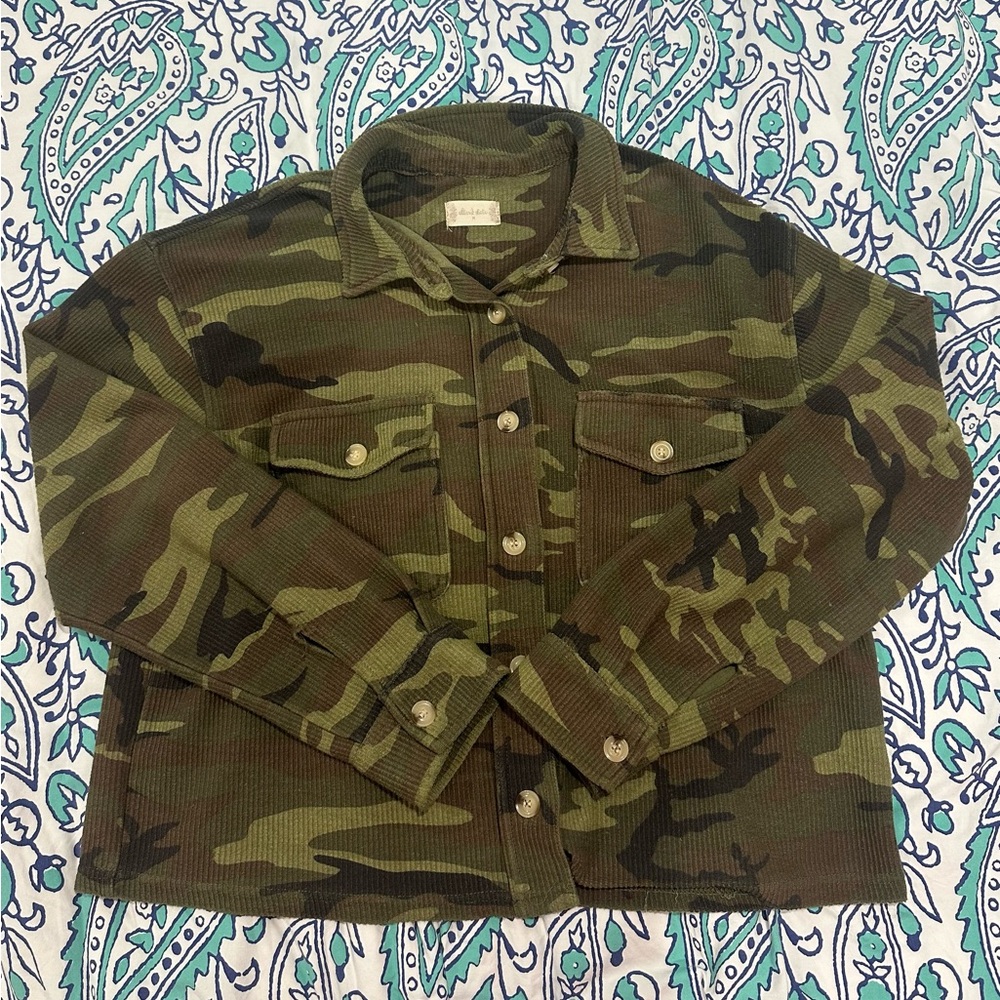 Altard State Soft Camouflage Shacket